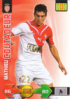 Mathieu Coutadeur AS Monaco 2010 Foot Adrenalyn XL #197
